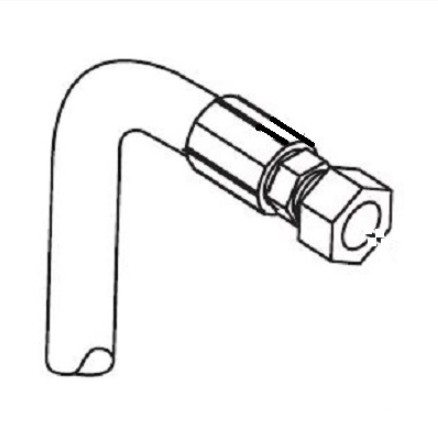 Titan 537620 Hydraulic Pressure Hose Assembly